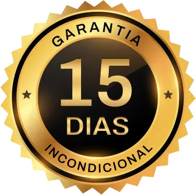 Garantia incondicional de 15 dias
